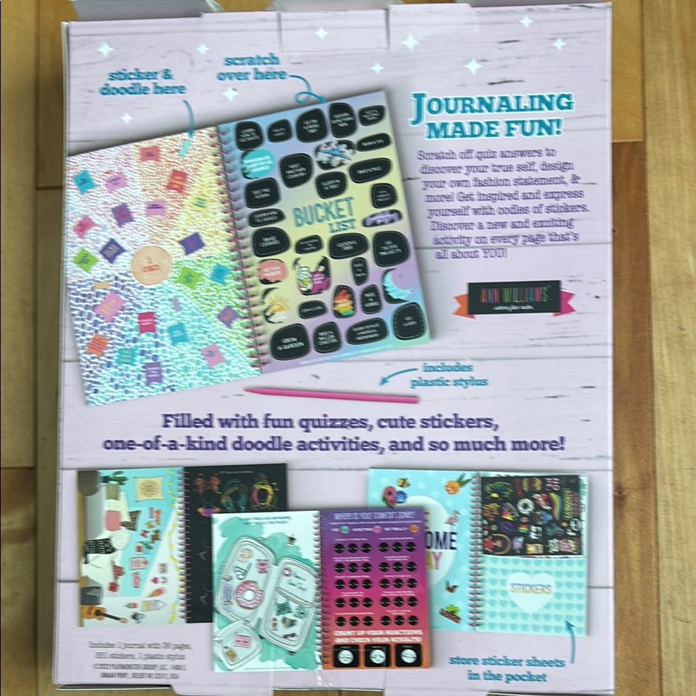Craft-tastic Scratch & Sticker Journal - Picture 2 of 2